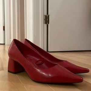 Red heels from Zara